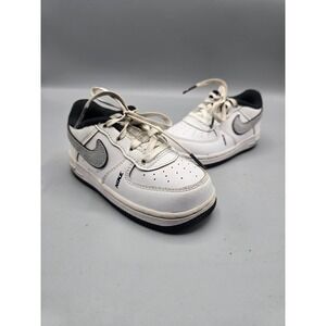 Nike Air Force 1 Low Toddler Shoes 7c White Grey Black Sneakers AF1 314194-117